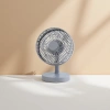 Grey desktop fan, silent and energy-saving, small desktop fan for home and office use Application Scenario